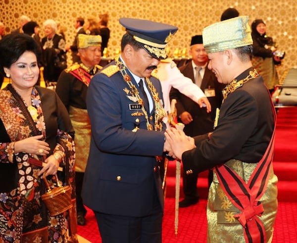 Panglima TNI Terima Bintang Kehormatan dari Sultan Brunei