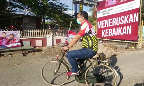 Eri Cahyadi Siapkan Sejumlah Kawasan Khusus Sepeda di Surabaya