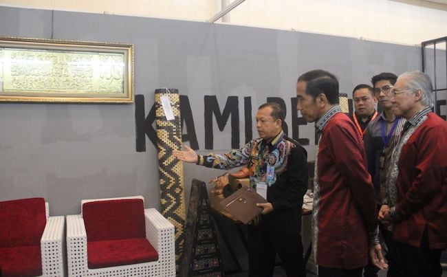 Presiden Jokowi Kunjungi Stan WBP di Trade Expo Indonesia
