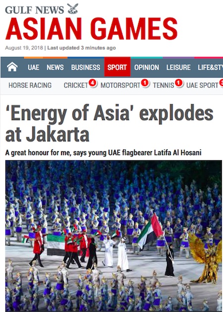 Kata Media Luar Negeri soal Opening Ceremony Asian Games