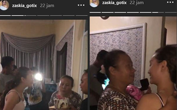 Zaskia Gotik Beri Hadiah Cincin Berlian untuk Ibunya