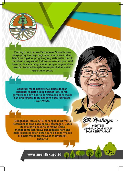 Tiga Pesan Penting dari Menteri LHK Siti Nurbaya
