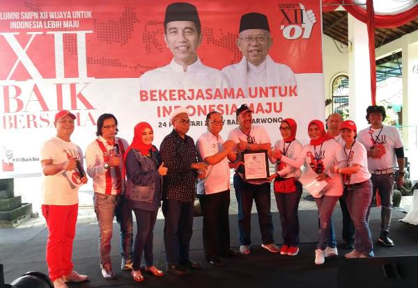 Nih, Pesan Sidarto di Acara Deklarasi Alumni SMPN 12 Jakarta Dukung Jokowi - Ma&#039;ruf