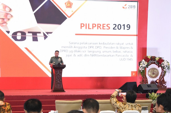 Yakinlah, TNI Netral Dalam Pelaksanaan Pemilu 2019