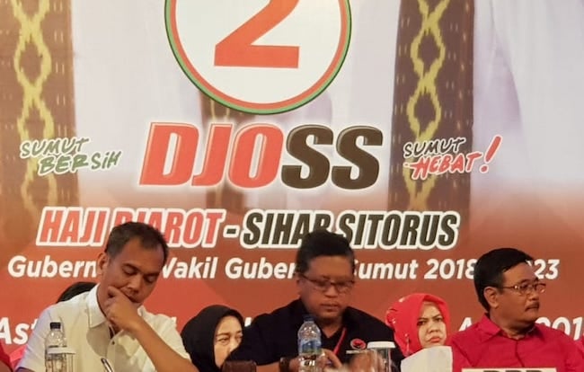 PDIP All-out demi Djoss di Sumut agar Jokowi Menang Lagi
