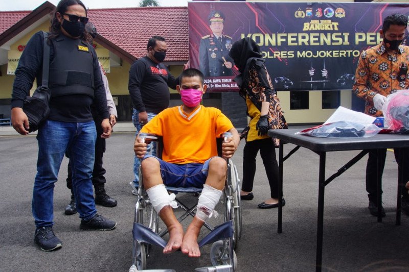 Pembunuh Terapis Wanita di Mojokerto yang Kabur Tanpa Busana Tertangkap, Lihat Fotonya