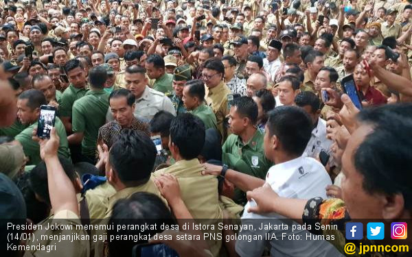 Disetarakan PNS IIA, Gaji Perangkat Desa Malah Turun