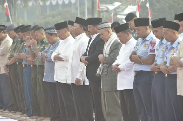 Marsekal Hadi Serahkan Hewan Kurban ke Dandenma Mabes TNI