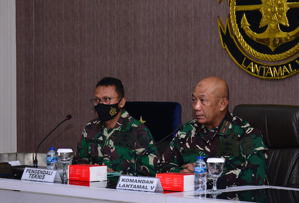 Didatangi Tim Reviu Itjenal, Danlantamal V Laksma TNI Mohammad Zaenal Langsung Perintahkan Prajurit Lakukan Ini