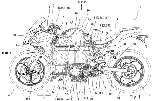 Kawasaki Mulai Menggoda dengan Dokumen Motor Listrik Berbasis Ninja