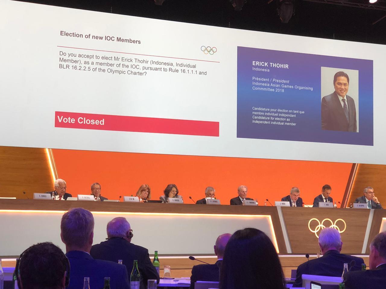 Resmi Masuk IOC Members, Erick Thohir Harumkan Nama Indonesia