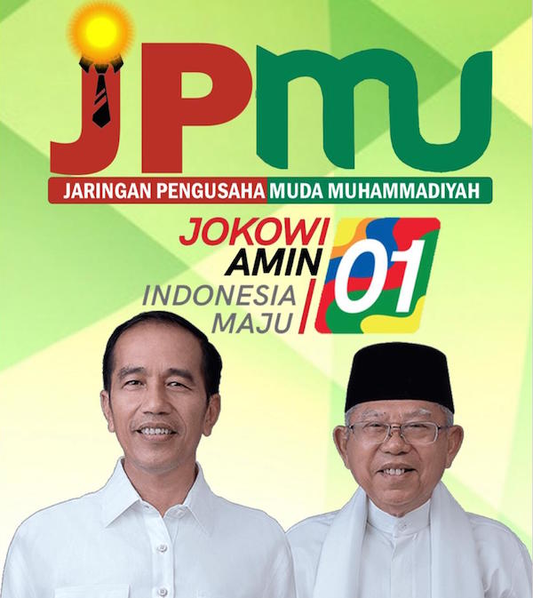 Gelar Program Gerai Usaha Melati, Pengusaha Muda Muhammadiyah Dukung Jokowi - Ma&#039;ruf