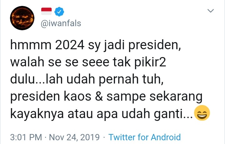 Diusulkan Jadi Presiden 2024, Iwan Fals: Pikir-Pikir Dahulu
