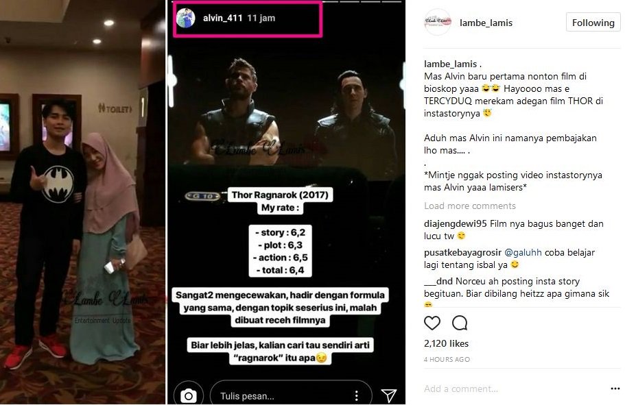 Komentari Film Thor, Anak Ustaz Arifin Ilham Malah Dicibir