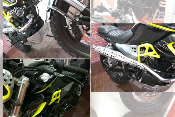 Modifikasi Motor: All New Honda CB150 Verza ala Scrambler