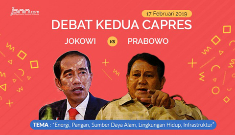 Debat Kedua Capres: Jokowi + Menteri Versus Prabowo