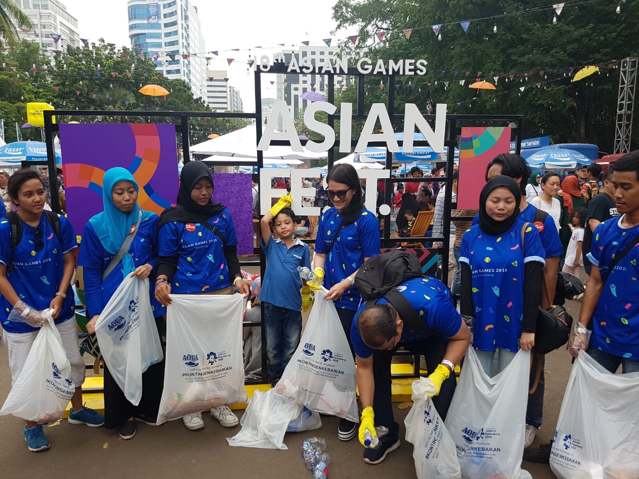 Asian Games Kelar, Danone Aqua Terus Sebar Semangat Kebaikan