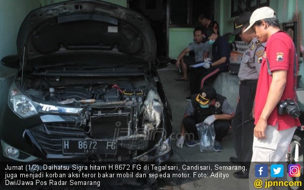 Kasus Grobogan Belum Pasti Terkait Teror Bakar Mobil di Semarang
