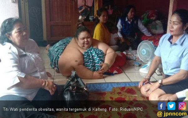 Titi Wati si Penderita Obesitas tak Mungkin Pulang pakai Ambulans