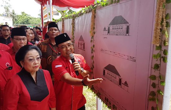 PDIP Banten Bangun Gedung Baru, Namanya Hj Megawati SP