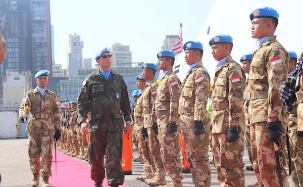 Satgas Maritim TNI Resmi jadi Pasukan Perdamaian di Lebanon