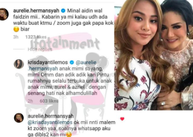 Komentari Unggahan Krisdayanti Di Instagram Aurel Whatsapp Aku Enggak Dibalas Balas Jpnn Com
