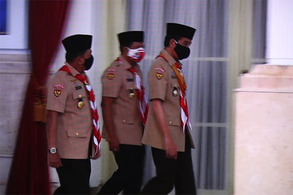 Menpora Dampingi Presiden Jokowi Peringati Hari Pramuka