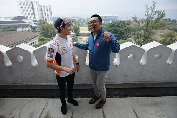 Jejak Marc Marquez di Bandung, dari Kujang Hingga Angklung