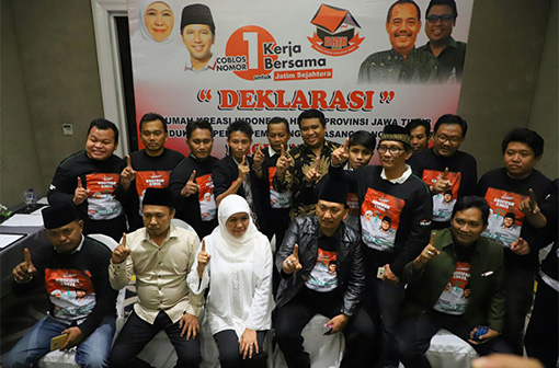 Khofifah Dapat Dukungan Lagi dari Relawan Jokowi