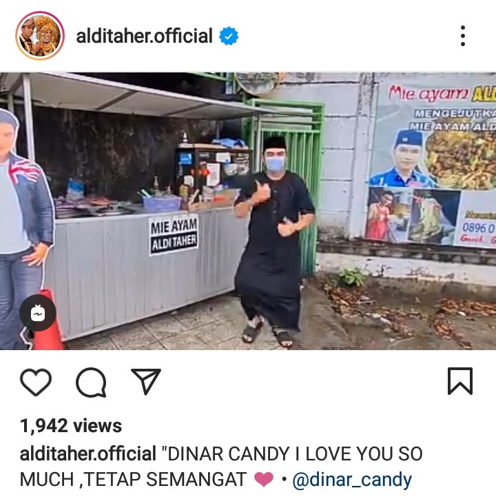 Aldi Taher: Dinar Candy, I Love You So Much, Tetap Semangat