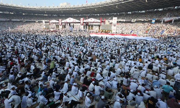 Karding Sebut Prabowo – Sandi Andalkan Massa yang Digerakkan Habib Rizieq