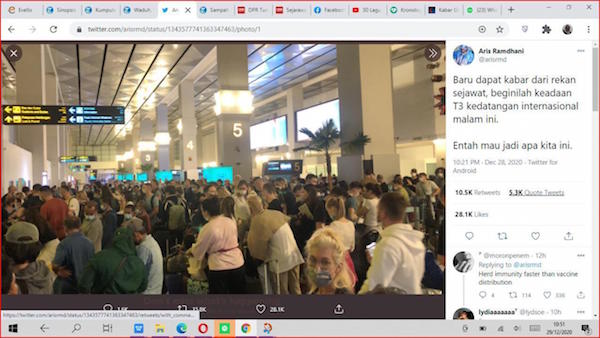 Respons LaNyalla Terkait Kerumunan WNA di Terminal 3 Bandara Soetta