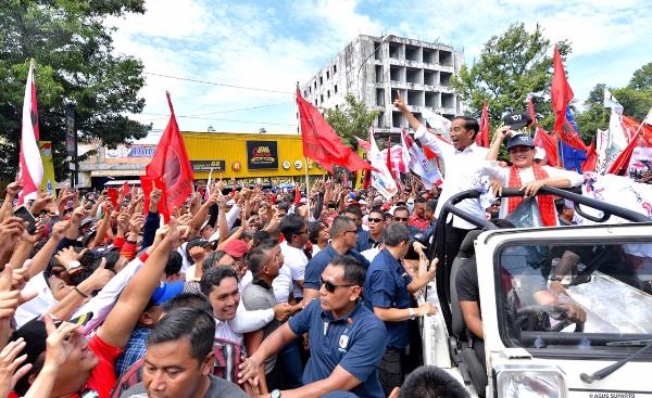 Jokowi: Di Sini Menang 80 Persen, Setuju?