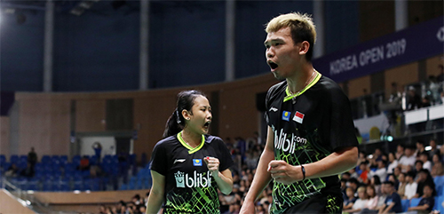 Tinggal FajRi dan Rinov/Pitha Harapan Indonesia di Korea Open 2019