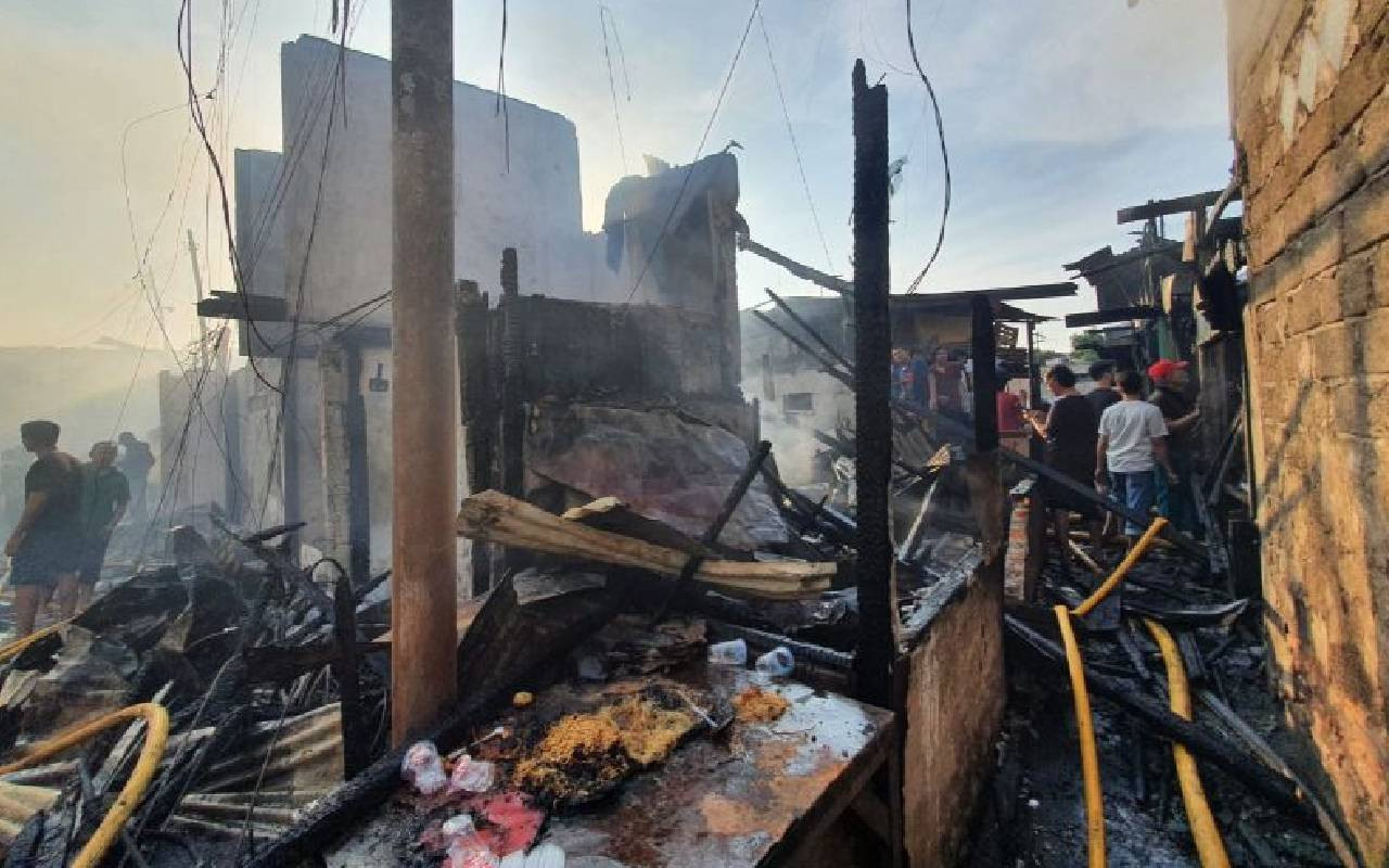 Kebakaran Terjadi di Cikini Kramat, Ini Kerugian yang Dialami 75 Keluarga, waduh - JPNN.com Jakarta