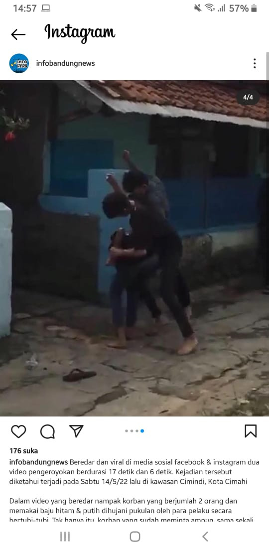 Viral Video Pengeroyokan di Cimahi, Polisi Bilang Begini - JPNN.com Jabar