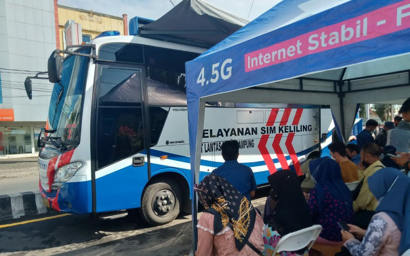 Lokasi Pelayanan SIM Keliling di Kota Bandar Lampung Ada di Sini, Cek! - JPNN.com Lampung