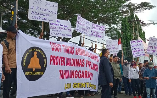 LSM Genta Datangi Kejaksaan Tinggi Lampung, Ada Apa? - JPNN.com Lampung