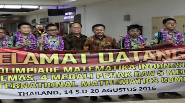 Pelajar Smp Indonesia Gondol Emas Di Olimpiade Matematika Dunia